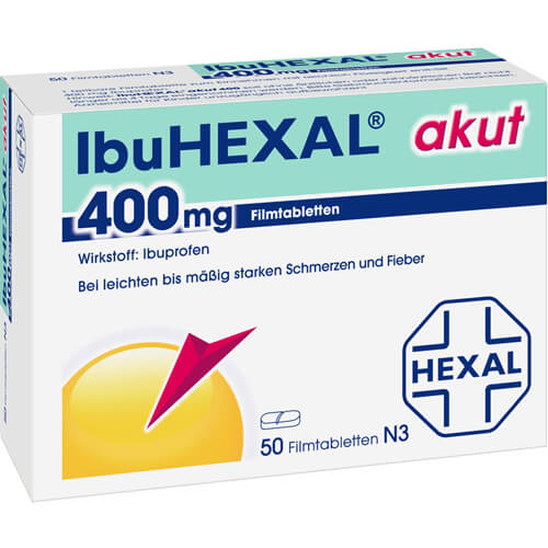 IBUHEXAL akut 400 Filmtabletten IBUHEXAL akut 400 Filmtabletten