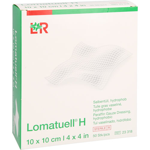 LOMATUELL H Salbentüll 10x10 cm steril LOMATUELL H Salbentüll 10x10 cm steril