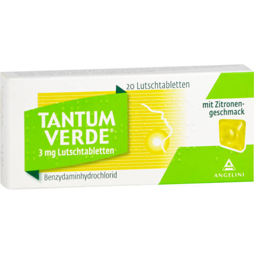 TANTUM VERDE 3 mg Lutschtabl.m.Zitronengeschmack TANTUM VERDE 3 mg Lutschtabl.m.Zitronengeschmack