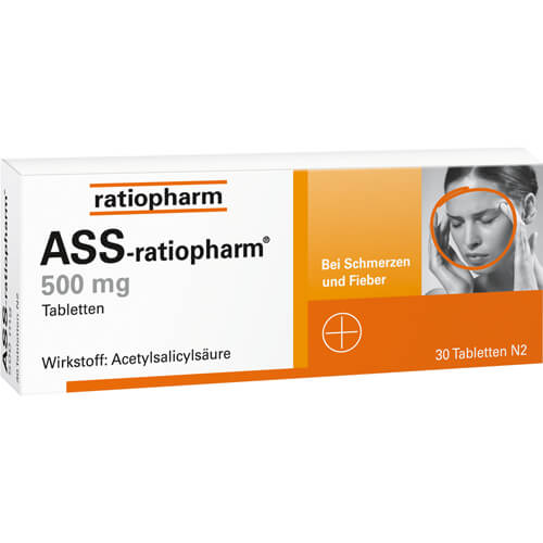 ASS-ratiopharm 500 mg Tabletten ASS-ratiopharm 500 mg Tabletten