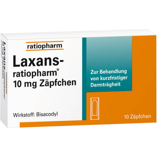 LAXANS-ratiopharm 10 mg Zäpfchen LAXANS-ratiopharm 10 mg Zäpfchen