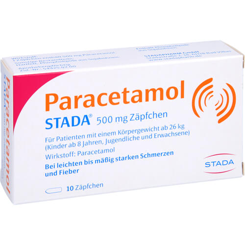 PARACETAMOL STADA 500 mg Zäpfchen PARACETAMOL STADA 500 mg Zäpfchen