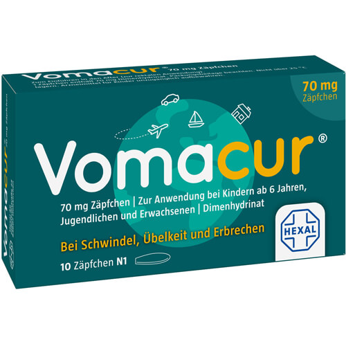 VOMACUR 70 Suppositorien VOMACUR 70 Suppositorien