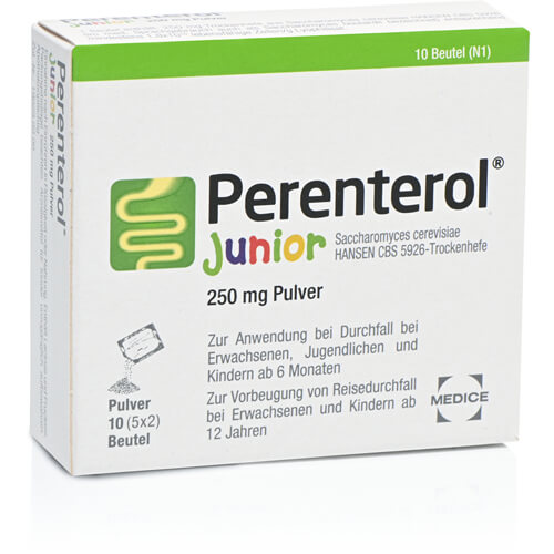 PERENTEROL Junior 250 mg Pulver Btl. PERENTEROL Junior 250 mg Pulver Btl.
