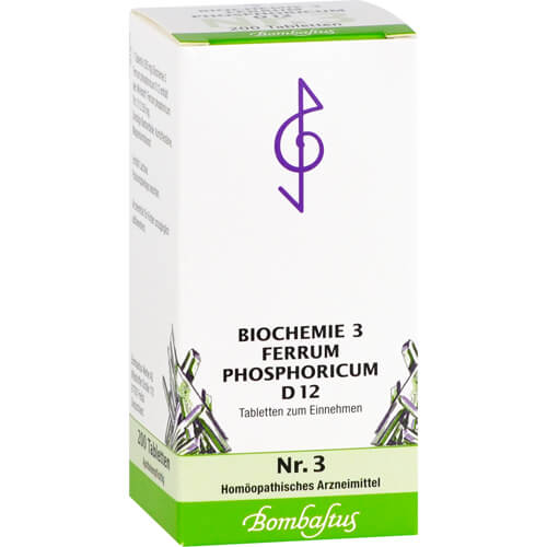 BIOCHEMIE 3 Ferrum phosphoricum D 12 Tabletten BIOCHEMIE 3 Ferrum phosphoricum D 12 Tabletten