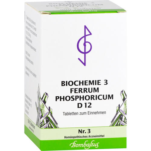 BIOCHEMIE 3 Ferrum phosphoricum D 12 Tabletten BIOCHEMIE 3 Ferrum phosphoricum D 12 Tabletten