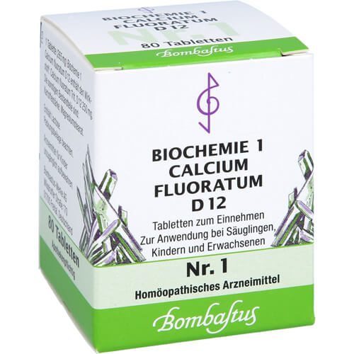 BIOCHEMIE 1 Calcium fluoratum D 12 Tabletten BIOCHEMIE 1 Calcium fluoratum D 12 Tabletten