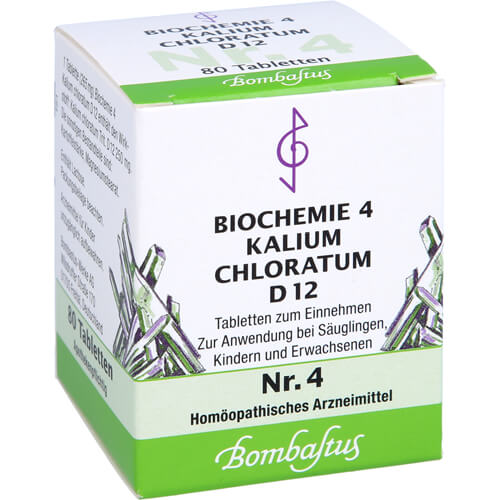 BIOCHEMIE 4 Kalium chloratum D 12 Tabletten BIOCHEMIE 4 Kalium chloratum D 12 Tabletten