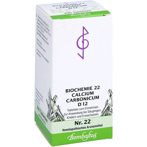 BIOCHEMIE 22 Calcium carbonicum D 12 Tabletten BIOCHEMIE 22 Calcium carbonicum D 12 Tabletten