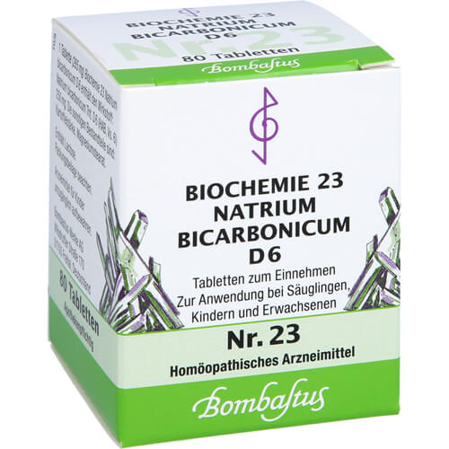 BIOCHEMIE 23 Natrium bicarbonicum D 6 Tabletten BIOCHEMIE 23 Natrium bicarbonicum D 6 Tabletten