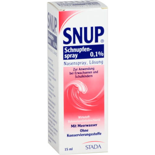 SNUP Schnupfenspray 0,1% Nasenspray SNUP Schnupfenspray 0,1% Nasenspray