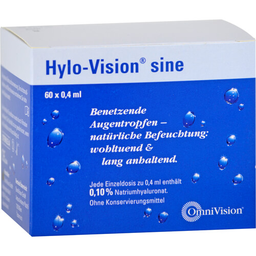 HYLO-VISION sine Einzeldosispipetten HYLO-VISION sine Einzeldosispipetten
