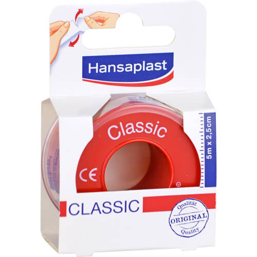 HANSAPLAST Fixierpfl.Classic 2,5 cmx5 m HANSAPLAST Fixierpfl.Classic 2,5 cmx5 m