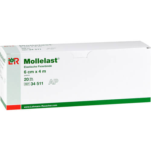 MOLLELAST Binden 6 cmx4 m weiß MOLLELAST Binden 6 cmx4 m weiß