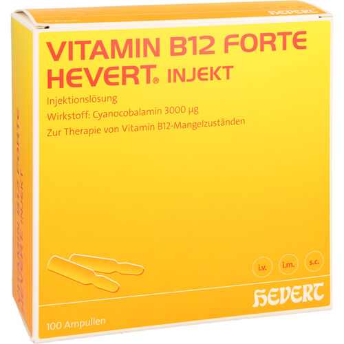 VITAMIN B12 FORTE Hevert injekt Inj.-Lsg.Amp. VITAMIN B12 FORTE Hevert injekt Inj.-Lsg.Amp.