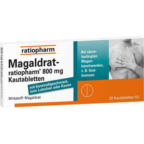 MAGALDRAT-ratiopharm 800 mg Tabletten MAGALDRAT-ratiopharm 800 mg Tabletten