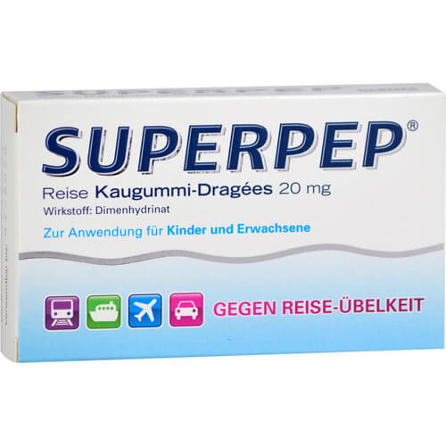 SUPERPEP Reise Kaugummi Dragees 20 mg SUPERPEP Reise Kaugummi Dragees 20 mg