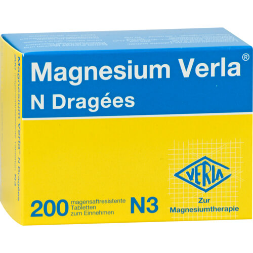 MAGNESIUM VERLA N Dragees MAGNESIUM VERLA N Dragees