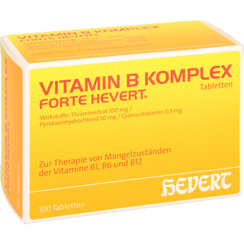 VITAMIN B KOMPLEX forte Hevert Tabletten VITAMIN B KOMPLEX forte Hevert Tabletten