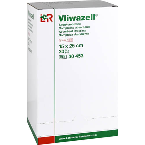 VLIWAZELL Saugkompressen steril 15x25 cm VLIWAZELL Saugkompressen steril 15x25 cm