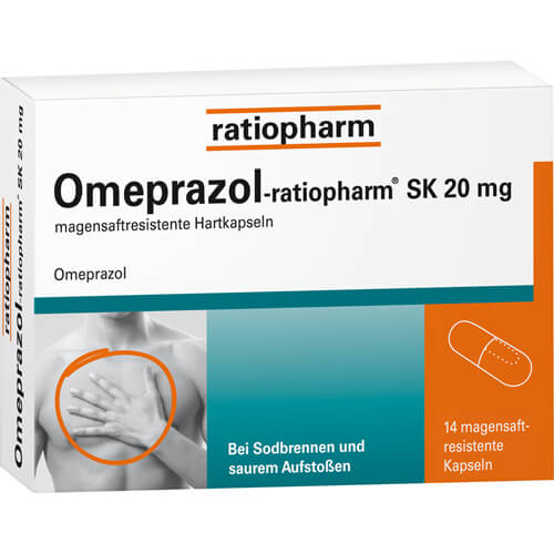 OMEPRAZOL-ratiopharm SK 20 mg magensaftr.Hartkaps. OMEPRAZOL-ratiopharm SK 20 mg magensaftr.Hartkaps.