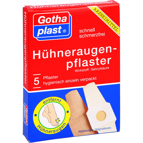 GOTHAPLAST Cornmed Hühneraugenpflaster 2x6 cm GOTHAPLAST Cornmed Hühneraugenpflaster 2x6 cm