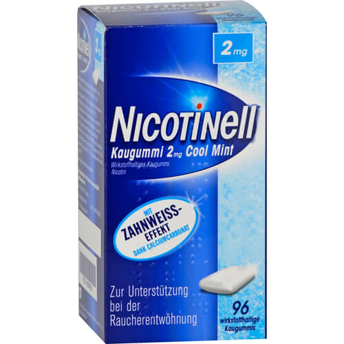NICOTINELL Kaugummi Cool Mint 2 mg NICOTINELL Kaugummi Cool Mint 2 mg