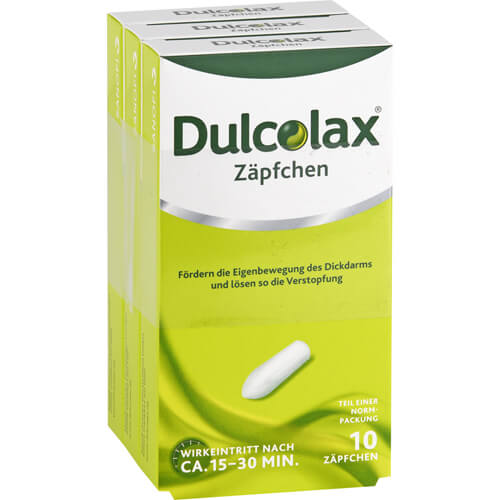 DULCOLAX 10 mg Zäpfchen DULCOLAX 10 mg Zäpfchen
