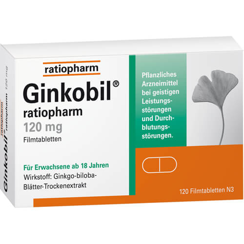 GINKOBIL-ratiopharm 120 mg Filmtabletten GINKOBIL-ratiopharm 120 mg Filmtabletten