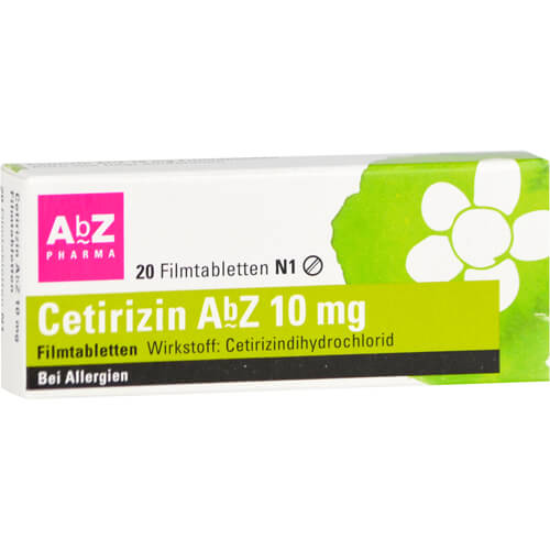 CETIRIZIN AbZ 10 mg Filmtabletten CETIRIZIN AbZ 10 mg Filmtabletten
