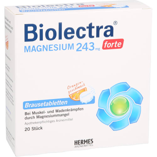 BIOLECTRA Magnesium 243 mg forte Orange Brausetab. BIOLECTRA Magnesium 243 mg forte Orange Brausetab.