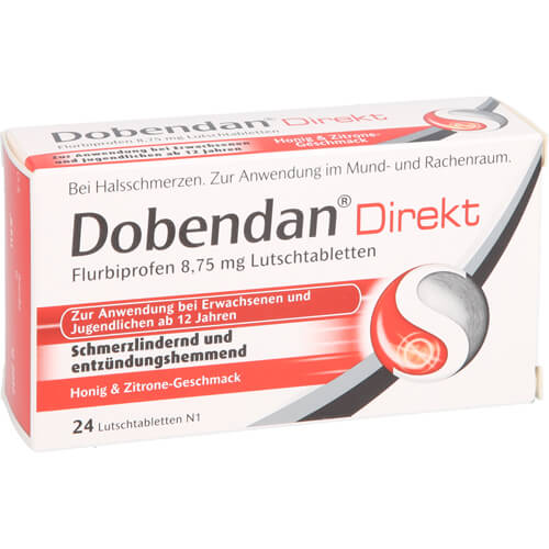DOBENDAN Direkt Flurbiprofen 8,75 mg Lutschtabl. DOBENDAN Direkt Flurbiprofen 8,75 mg Lutschtabl.