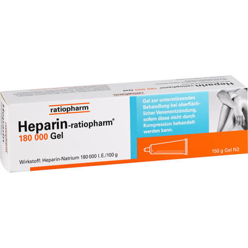 HEPARIN-RATIOPHARM 180.000 I.E. Gel HEPARIN-RATIOPHARM 180.000 I.E. Gel