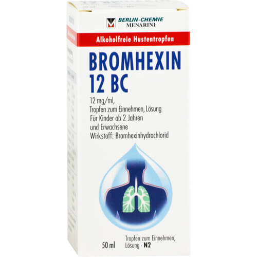 BROMHEXIN 12 BC Tropfen zum Einnehmen BROMHEXIN 12 BC Tropfen zum Einnehmen