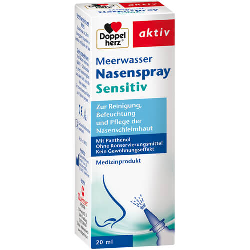 DOPPELHERZ Meerwasser Nasenspray mit Panthenol DOPPELHERZ Meerwasser Nasenspray mit Panthenol