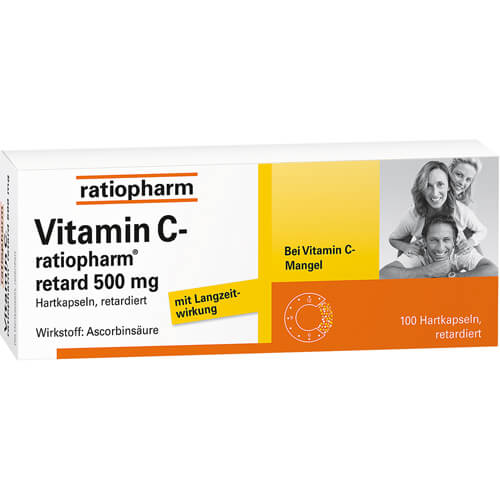 VITAMIN C-RATIOPHARM retard 500 mg Kapseln VITAMIN C-RATIOPHARM retard 500 mg Kapseln