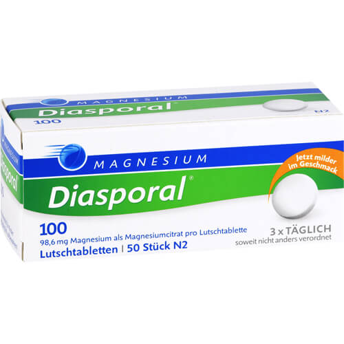 MAGNESIUM DIASPORAL 100 Lutschtabletten MAGNESIUM DIASPORAL 100 Lutschtabletten