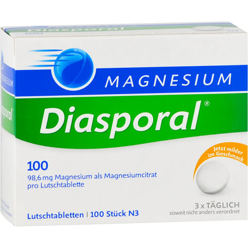 MAGNESIUM DIASPORAL 100 Lutschtabletten MAGNESIUM DIASPORAL 100 Lutschtabletten