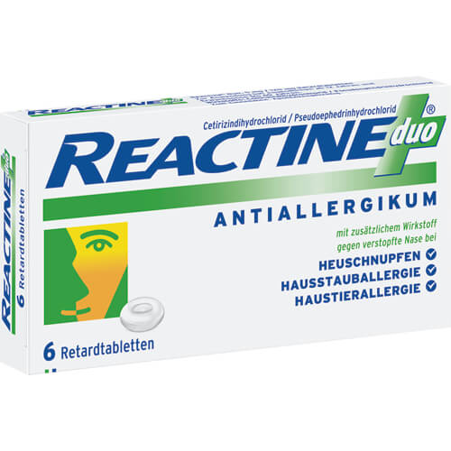 REACTINE duo Retardtabletten REACTINE duo Retardtabletten