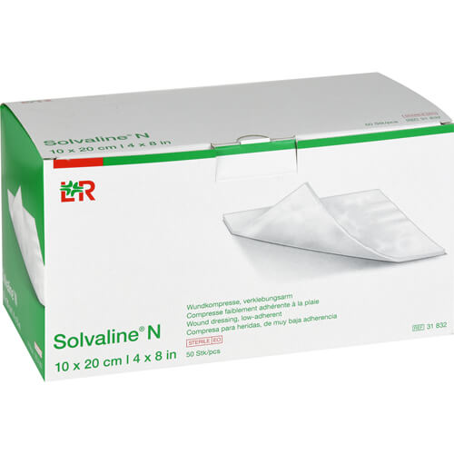 SOLVALINE N Kompressen 10x20 cm steril SOLVALINE N Kompressen 10x20 cm steril