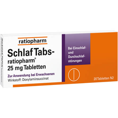 SCHLAF TABS-ratiopharm 25 mg Tabletten SCHLAF TABS-ratiopharm 25 mg Tabletten