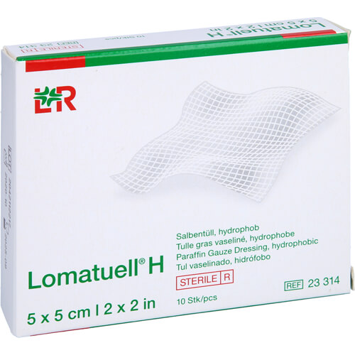 LOMATUELL H Salbentüll 5x5 cm steril LOMATUELL H Salbentüll 5x5 cm steril