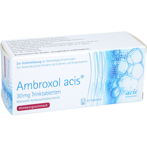 AMBROXOL acis 30 mg Trinktabletten AMBROXOL acis 30 mg Trinktabletten