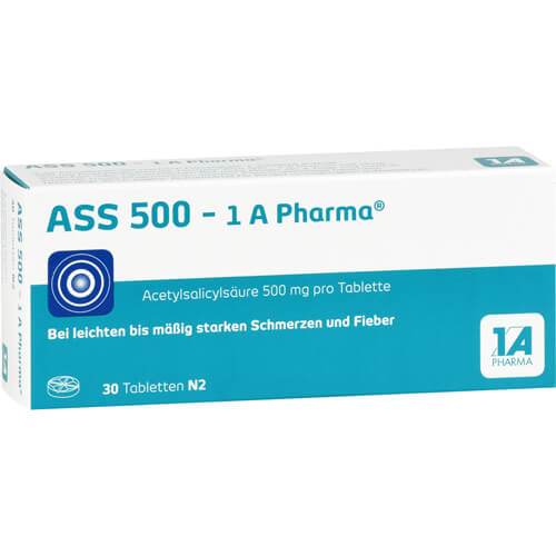ASS 500-1A Pharma Tabletten ASS 500-1A Pharma Tabletten