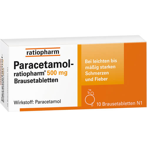 PARACETAMOL-ratiopharm 500 mg Brausetabletten PARACETAMOL-ratiopharm 500 mg Brausetabletten