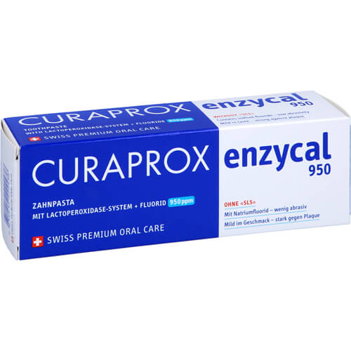 CURAPROX enzycal 950 Fluorid extra milde Zahnpasta CURAPROX enzycal 950 Fluorid extra milde Zahnpasta