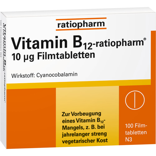 VITAMIN B12-RATIOPHARM 10 μg Filmtabletten VITAMIN B12-RATIOPHARM 10 μg Filmtabletten