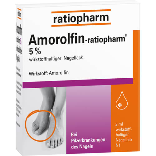 AMOROLFIN-ratiopharm 5% wirkstoffhalt.Nagellack AMOROLFIN-ratiopharm 5% wirkstoffhalt.Nagellack