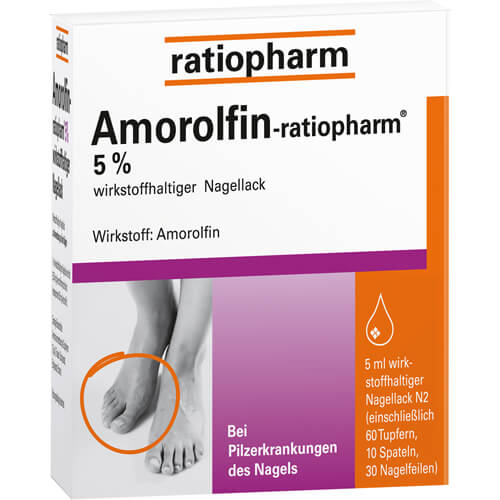 AMOROLFIN-ratiopharm 5% wirkstoffhalt.Nagellack AMOROLFIN-ratiopharm 5% wirkstoffhalt.Nagellack