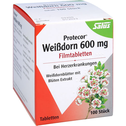 PROTECOR Weißdorn 600 mg Filmtabletten PROTECOR Weißdorn 600 mg Filmtabletten